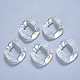 Transparent Acrylic Linking Rings Rhinestone Settings OACR-S036-009A-D01-2