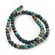 Brins de perles turquoises africaines naturelles (jaspe) X-TURQ-G037-6mm-2