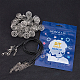 Sunnyclue Halsketten mit runden Drahtanhängern zum Selbermachen DIY-SC0017-53-7