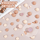 Chgcraft 6 style perles acryliques opaques SACR-CA0001-15-5