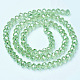 Electroplate Glass Beads Strands EGLA-A034-T1mm-B17-2