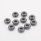 Non-magnetic Synthetic Hematite Big Hole Rondelle Beads G-O035-04-1