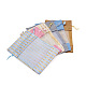 Magibeads 30pcs 6 colores algodón y organza y arpillera bolsas de embalaje bolsa con cordón ABAG-MB0001-09-2