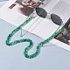 Acrylic Curb Chain Eyeglasses Chains AJEW-EH00385-3