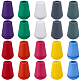 Gorgecraft 100 Stück 10 Farben abnehmbare Glockenstopper aus Kunststoff KY-GF0001-43-1