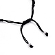 Nylon ajustable pulseras de abalorios trenzado del cordón BJEW-L640-05P-5