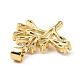 Real 18K Gold Rack Plating Brass Micro Pave Cubic Zirconia Pendants ZIRC-L100-148G-02-2