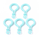 Accessoires de fermoir porte-clés en plastique opaque en forme d'ampoule en forme de bulbe KY-T021-01E-1