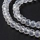 Crystal Glass Rondelle Beads Strands EGLA-F049C-03-6