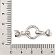 Латунь раз по сравнению с застежками KK-K389-018P-3
