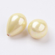 Perla de concha perlas medio perforadas BSHE-G017-13x10mm-10-2