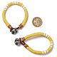 Bracelets tissés unisexes à la mode en ficelle de jute BJEW-L255-10-4