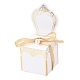 Романтическая коробка конфеты свадьбы CON-L025-A02-1