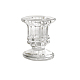 ガラス燭台ホルダー  柱キャンドルセンターピース  完璧なホームパーティーの装飾  透明  5.2x6cm CAND-PW0013-50B-1