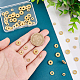 PH PandaHall 60PCS 18k Gold Brass Spacers Beads KK-PH0037-03-3