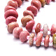 Natural Rhodonite Beads Strands G-E569-J20-3