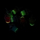 Luminous Translucent Resin Pendants RESI-D057-03-6