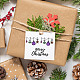 GLOBLELAND Christmas Patchwork Background Clear Stamps Christmas Bauble Light Silicone Clear Stamp Seals for Cards Making DIY Scrapbooking Photo Journal Album Decoration DIY-WH0167-56-1124-3