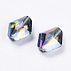 Abalorios de cristal austriaco de imitación SWAR-F076-10x12mm-31-1