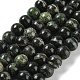Línea de plata natural hebras de perlas de jaspe G-Z042-A01-02-1