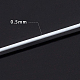 Benecreat 30 m 0.5 mm 7 hebras de nailon blanco recubierto de joyería artesanal alambre de abalorios cola de tigre alambre para collares pulseras anillo TWIR-BC0001-03B-02-4