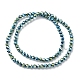 Electroplate Glass Beads Strands EGLA-K015-10C-2