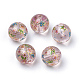 Perles en verre imprimées GFB-Q001-12mm-A02-1