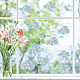 Gorgecraft 16 pz 8 stili nuvola finestra si aggrappa prisma adesivi per finestre decalcomanie statiche per finestre arcobaleno suncatchers pellicola in vinile non adesiva per porte scorrevoli in vetro finestre previene lo sciopero degli uccelli DIY-WH0314-068-7