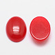 Dyed Oval Natural Jade Cabochons G-K021-30x22mm-07-2