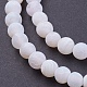 Chapelets de perle en agate naturelle patinée G-G589-6mm-03-3