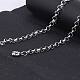 Изысканная латунных Роло ожерелья цепи NJEW-EE0002-03-002P-4