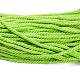 綿糸コード  3プライ  ジュエリー作りのための  緑黄  5~5.8mm  109.4ヤード（100m）/バンドル OCOR-C001-02M-2