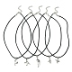 アンティークシルバー合金鳥ペンダントネックレス  イミテーションレザーコード付き  混合図形  17.20インチ（43.7cm） NJEW-JN04558-1