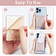 CRASPIRE 8pcs Phone Card Holder 4 Colors Self Adhesive Phone Card Pocket PU Leather Cell Phone Card Case Pouch Stick On Wallet Sleeve RFID Card ID Credit Card ATM Card DIY-CP0007-47-3