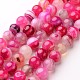 Natural Striped Agate/Banded Agate Beads Strands G-D845-01C-6mm-1