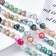 Chapelets de perles d'agate naturelle G-N326-100A-01-2