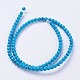 Chapelets de perles en turquoise synthétique G-E456-48A-4mm-2