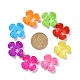 Opaques coupelles de fleurs acrylique X-SACR-Q099-M19-4