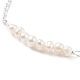 Pulsera de eslabones de perlas naturales con 304 cadena de cable de acero inoxidable para mujer BJEW-JB08002-02-4