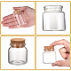 Botellas de vidrio frasco de vidrio grano contenedores AJEW-S074-03A-4