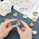 UNICRAFTALE 8pcs 4 Colors Heart Shape Photo Frame Charms Stainless Steel Photo Lockets Love Charms Dangle Pendants for Jewelry Making 2.1mm Hole STAS-UN0027-58-2