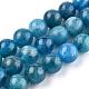 Natural Apatite Beads Strands G-R446-6mm-11-3