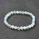 Bracelets élastiques en perles opalite BJEW-D446-B-07-2