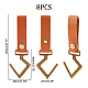 AHANDMAKER 8 Pcs Leather Straps for Hanging HJEW-WH0028-91A-2