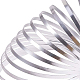 Benecreat 10 m (33 piedi) 5 mm di larghezza filo piatto in alluminio argento anodizzato filo artistico piatto per la creazione di perline artigianali di gioielli AW-BC0002-01B-5mm-6