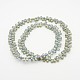 Galvanisieren Sie tropfenförmige Perlenstränge aus Glas EGLA-J073-FR03-2