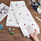 綿刺繍波エッジフラワーアイレットレース生地  DIY衣類アクセサリー用  ホワイト  130x0.1cm  約2ヤード/個 DIY-WH0308-389-3