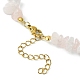 Collane di perline di pietre preziose naturali miste e collane di perline di pietra di luna sintetica NJEW-JN04406-5