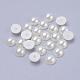 Half Round Domed Imitated Pearl Acrylic Cabochons OACR-H001-10-1