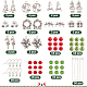 Kit per fare orecchini fai da te a tema natalizio di sunnyclue DIY-SC0022-78-2
